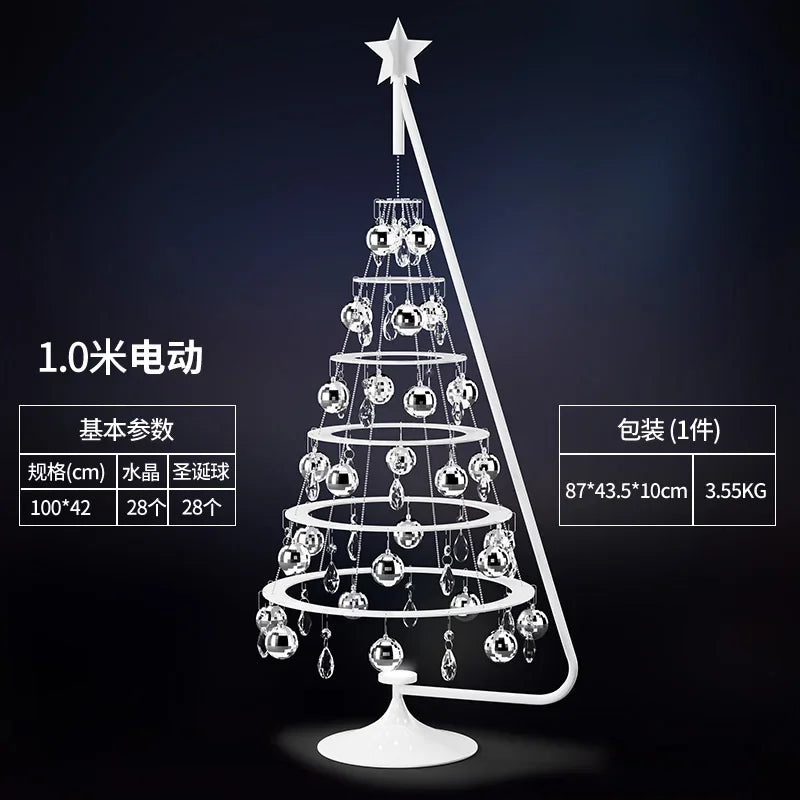 Crystal LED Rotating Christmas Tree - Sparkling Party