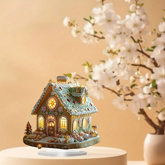 Bohemian Style Ginger Bread House Decor