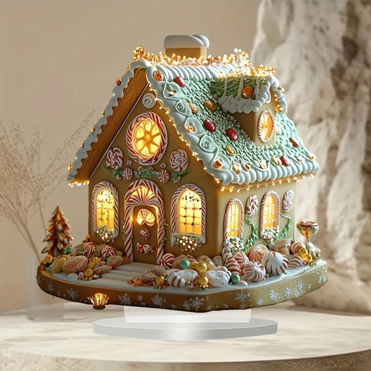 Bohemian Style Ginger Bread House Decor
