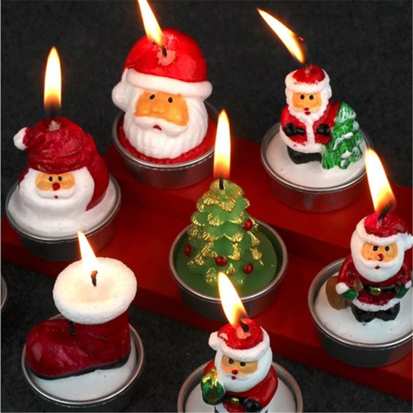Cute Santa Scented Candle - Soy wax