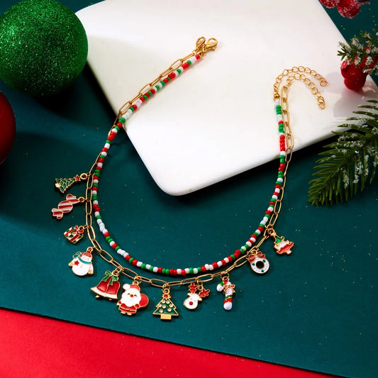 Trendy Christmas Necklace