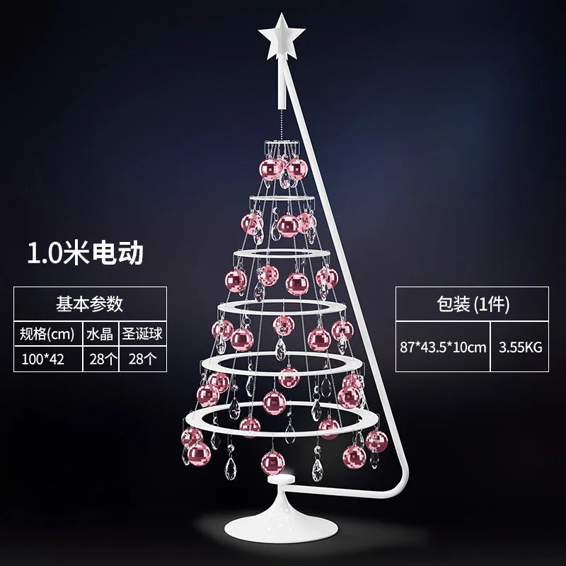 Crystal LED Rotating Christmas Tree - Sparkling Party