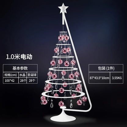 Crystal LED Rotating Christmas Tree - Sparkling Party