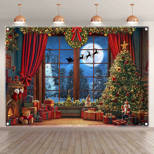 Christmas photography background screen