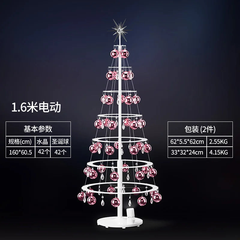 Crystal LED Rotating Christmas Tree - Sparkling Party