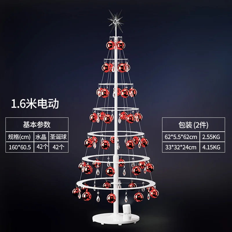 Crystal LED Rotating Christmas Tree - Sparkling Party