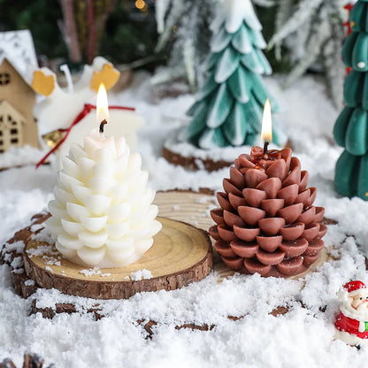 Handmade Pine Cone Scented Candles Soy Wax