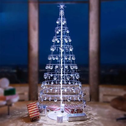 Crystal LED Rotating Christmas Tree - Sparkling Party
