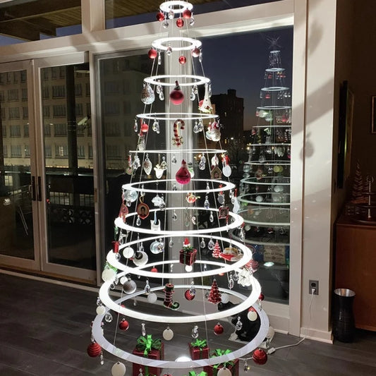 Crystal LED Rotating Christmas Tree - Sparkling Party