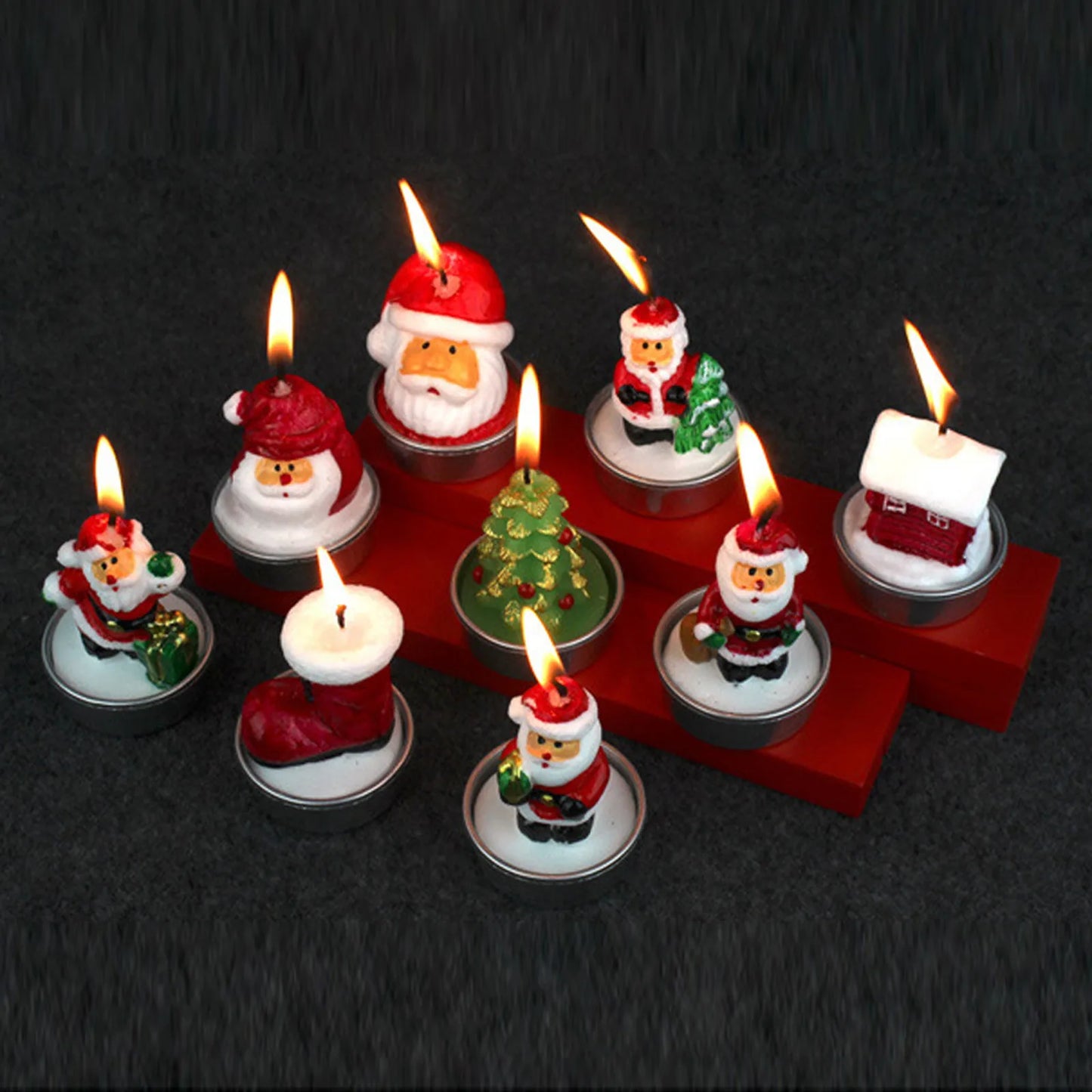 Cute Santa Scented Candle - Soy wax