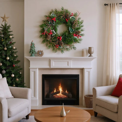 Red Berry Christmas Wreaths