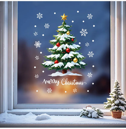 1Pc 45*60cm Christmas Window Stickers