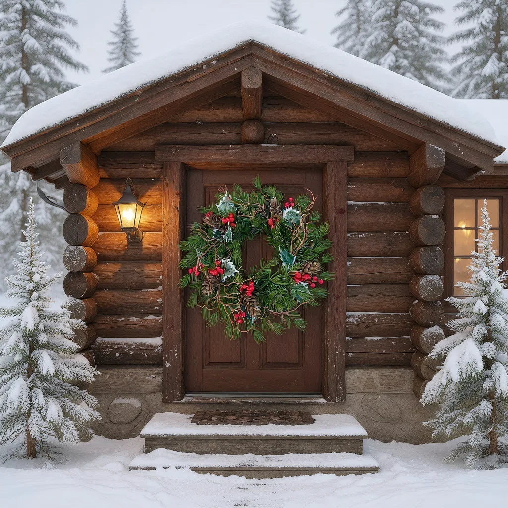 Red Berry Christmas Wreaths