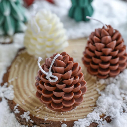 Handmade Pine Cone Scented Candles Soy Wax