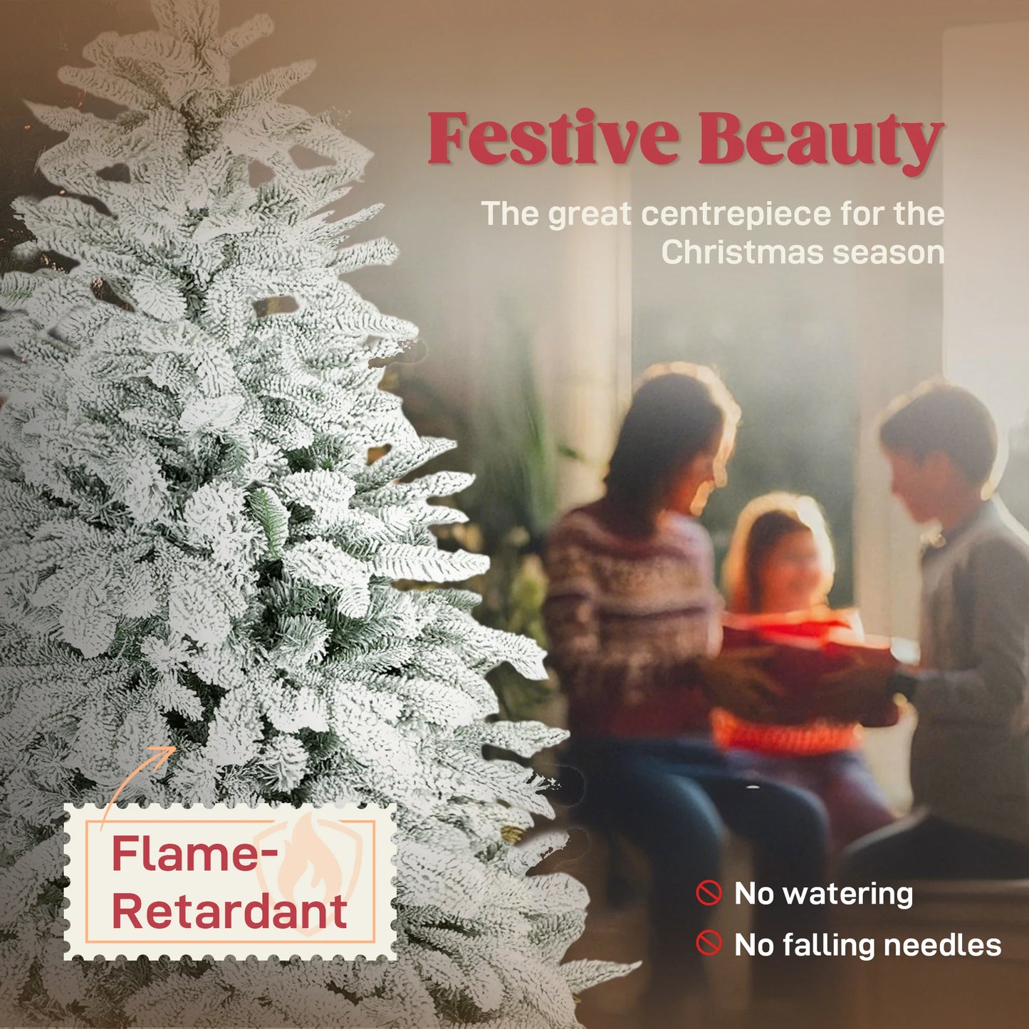 Frosty Design Christmas Tree - 5ft - 717 Branches