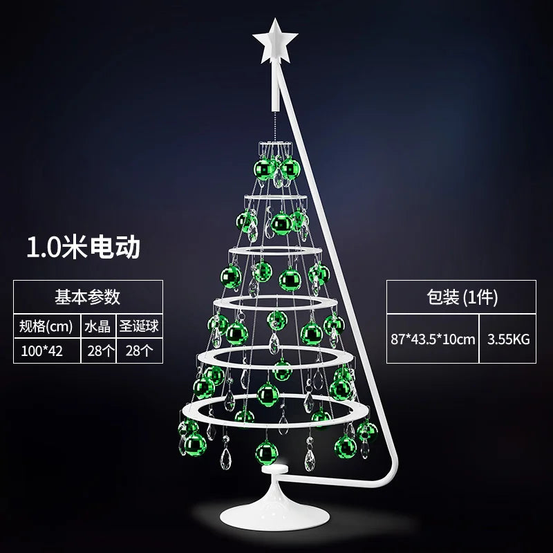 Crystal LED Rotating Christmas Tree - Sparkling Party