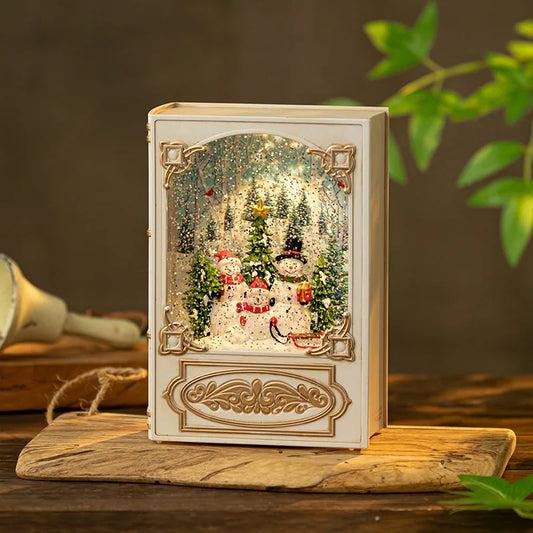 Christmas gift book Music Night light