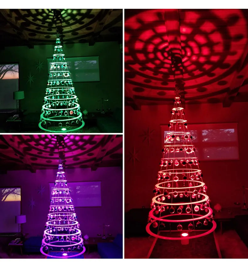 Crystal LED Rotating Christmas Tree - Sparkling Party