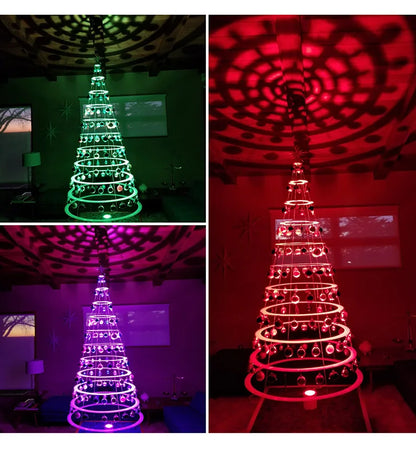 Crystal LED Rotating Christmas Tree - Sparkling Party