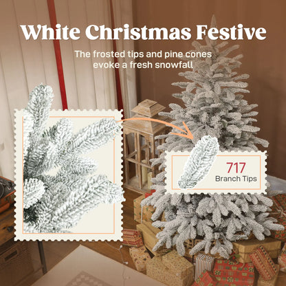 Frosty Design Christmas Tree - 5ft - 717 Branches