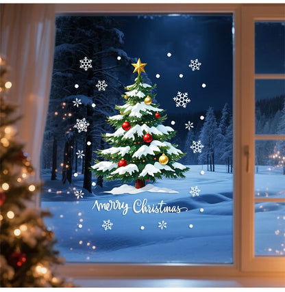 1Pc 45*60cm Christmas Window Stickers