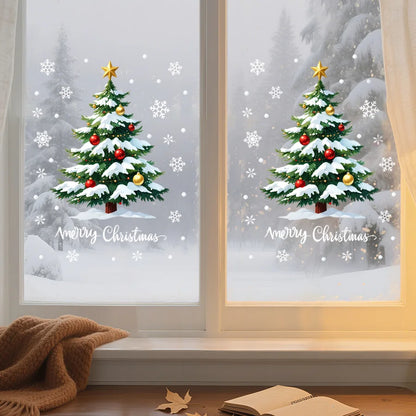 1Pc 45*60cm Christmas Window Stickers