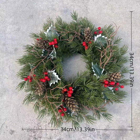 Red Berry Christmas Wreaths