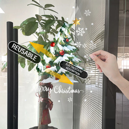 1Pc 45*60cm Christmas Window Stickers