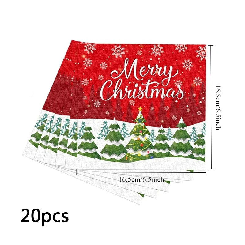 Christmas Party Disposable Plates