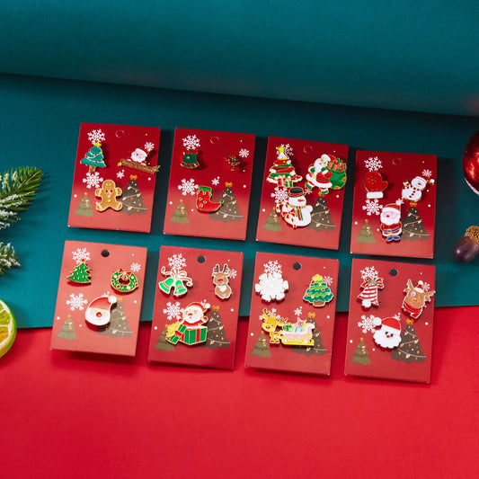 3pcs/set Christmas Brooch