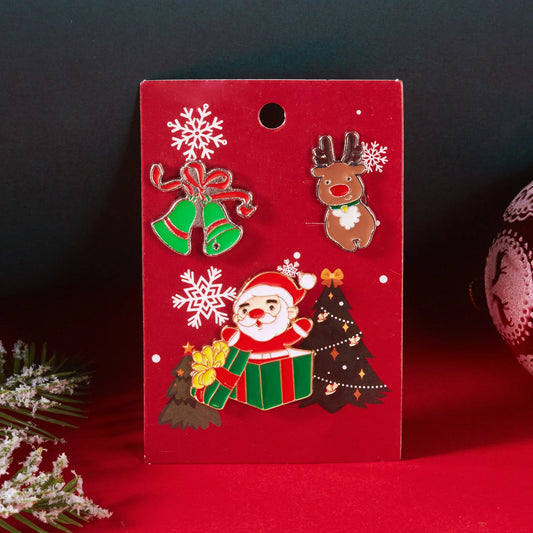 3pcs/set Christmas Brooch