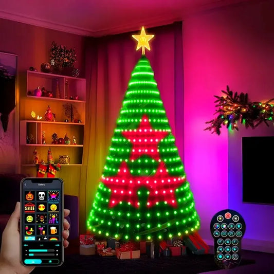 Christmas Tree Remote Control LED Lights 400LEDs