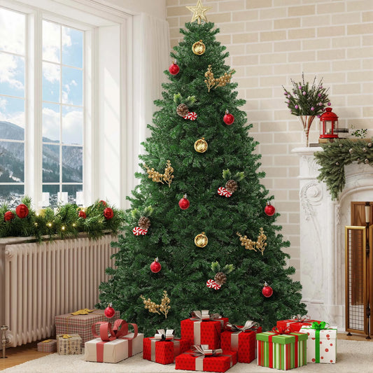 6ft Christmas Tree with 880 ends - Foldable - Metal Stand