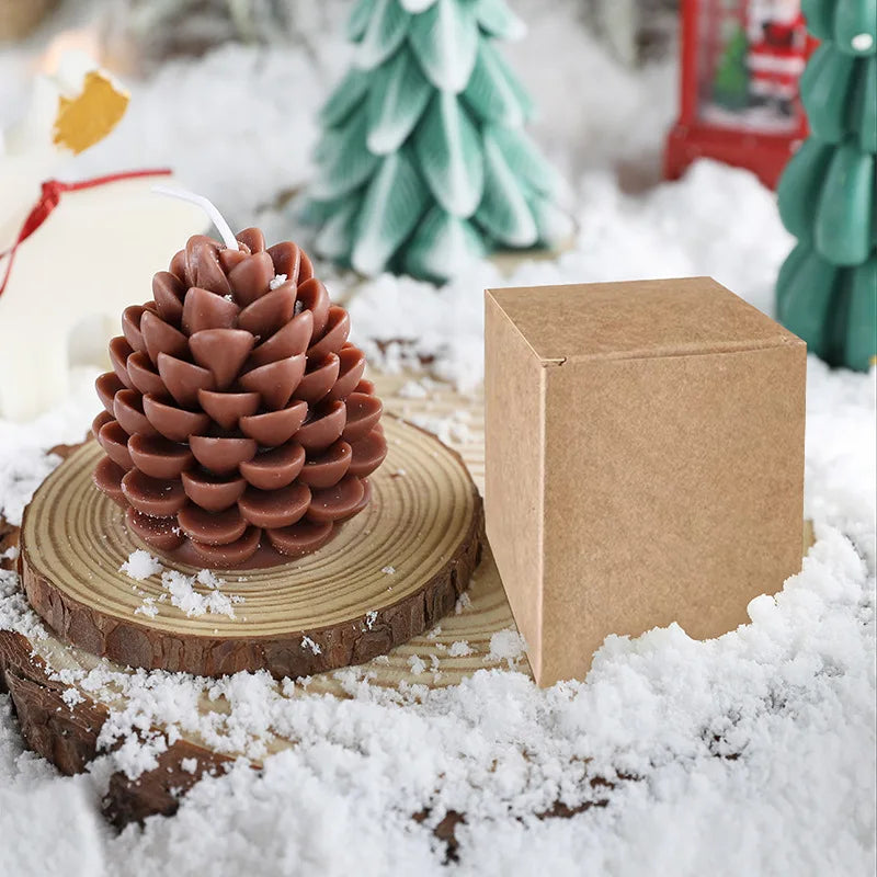 Handmade Pine Cone Scented Candles Soy Wax