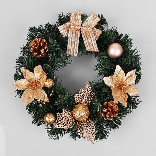 Vintage Farm Wreath With Pine Cones