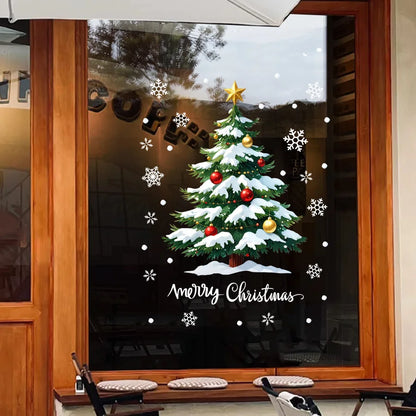 1Pc 45*60cm Christmas Window Stickers