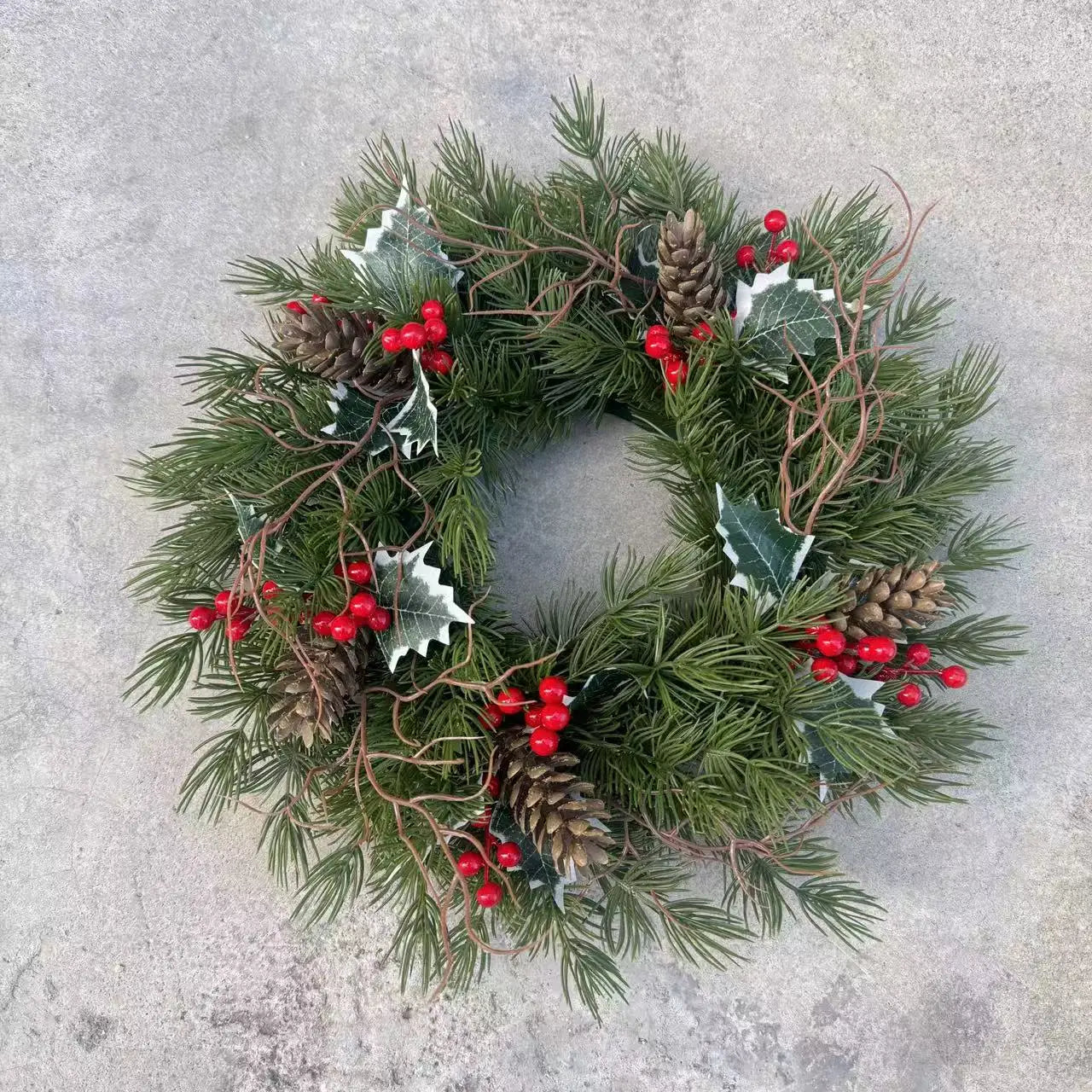 Red Berry Christmas Wreaths