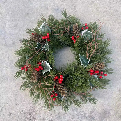 Red Berry Christmas Wreaths