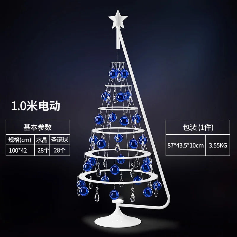 Crystal LED Rotating Christmas Tree - Sparkling Party