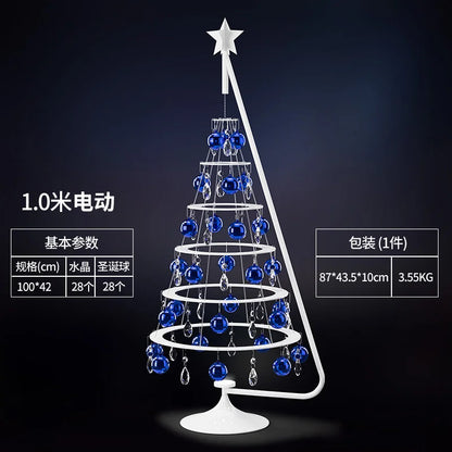 Crystal LED Rotating Christmas Tree - Sparkling Party
